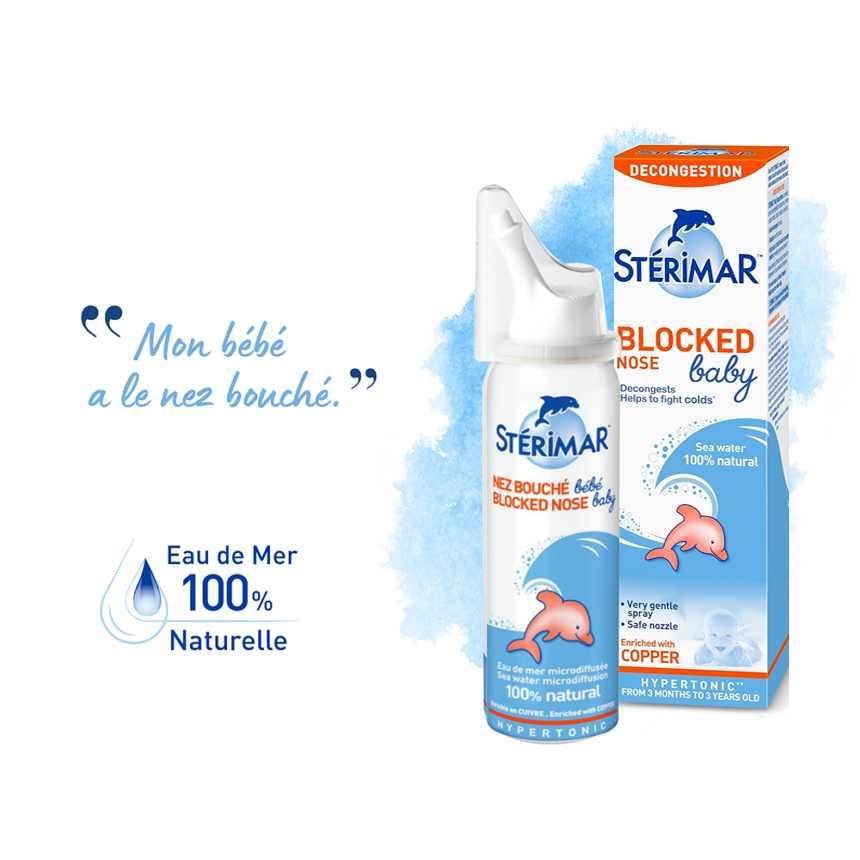 Stérimar Mon Bébé a le nez bouché