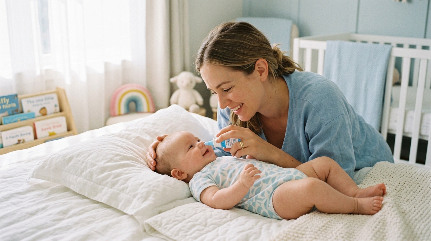 Bébé sourit